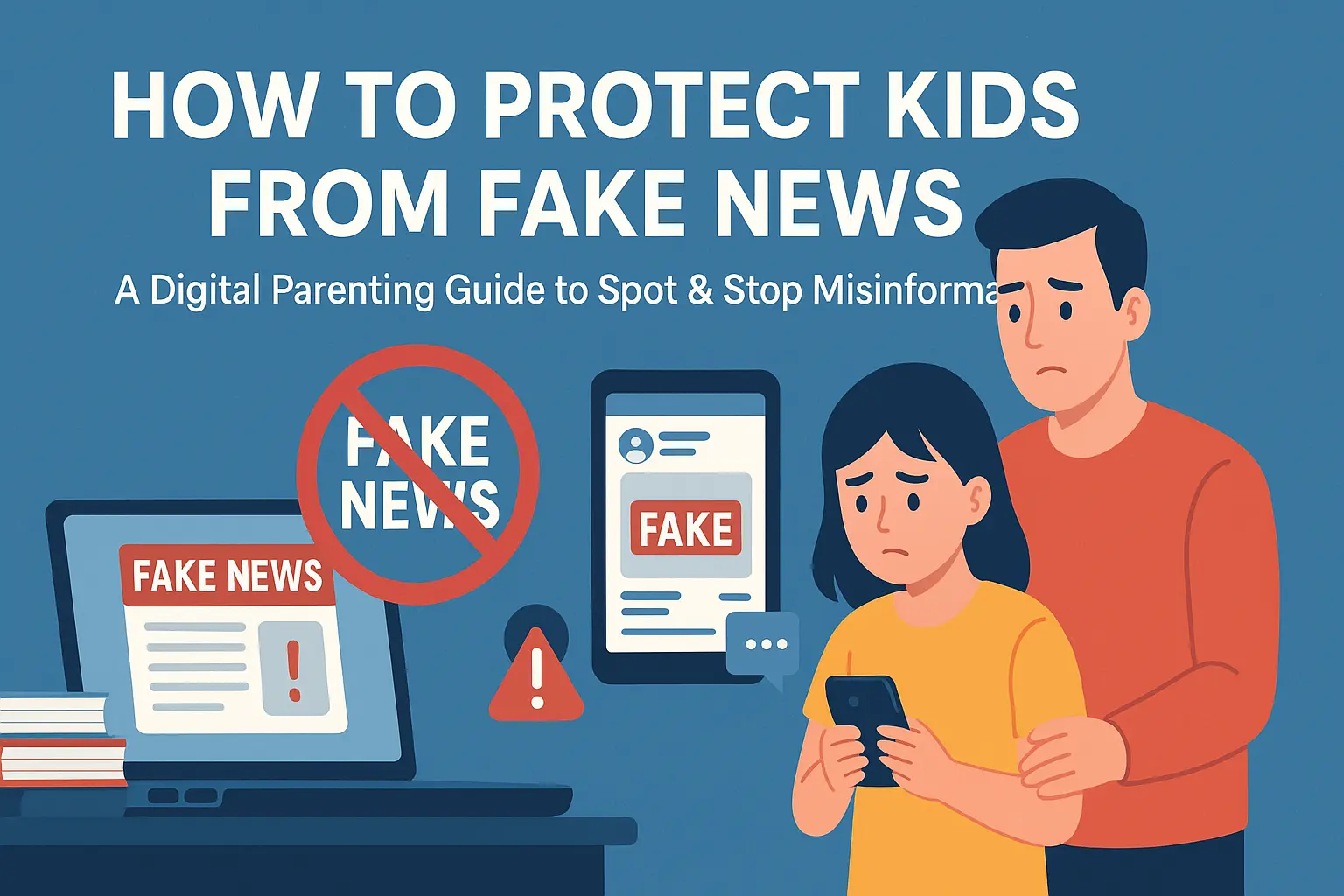 How to protect kids from fake news