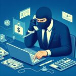 A person doing scam call