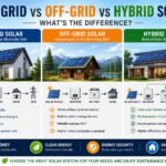 on grid vs off grid vs hybrid solar